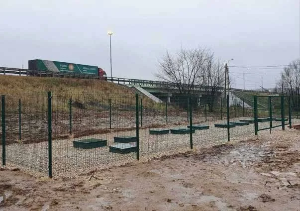 Готовая площадка ливневых очистных сооружений. Вид 1