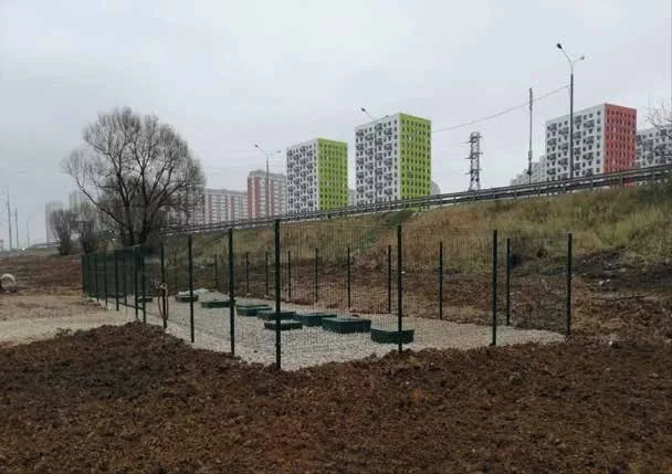 Готовая площадка ливневых очистных сооружений. Вид 3
