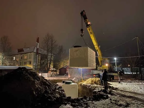Очистные сооружения. Вид 2