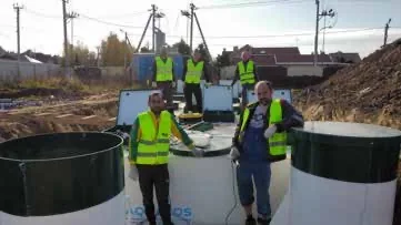 Доставка и монтаж модульных очистных сооружений. Вид 6